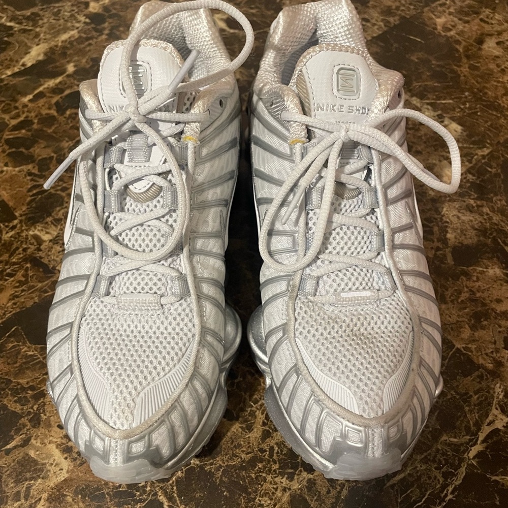 Nike Shox Silver Sneakers!